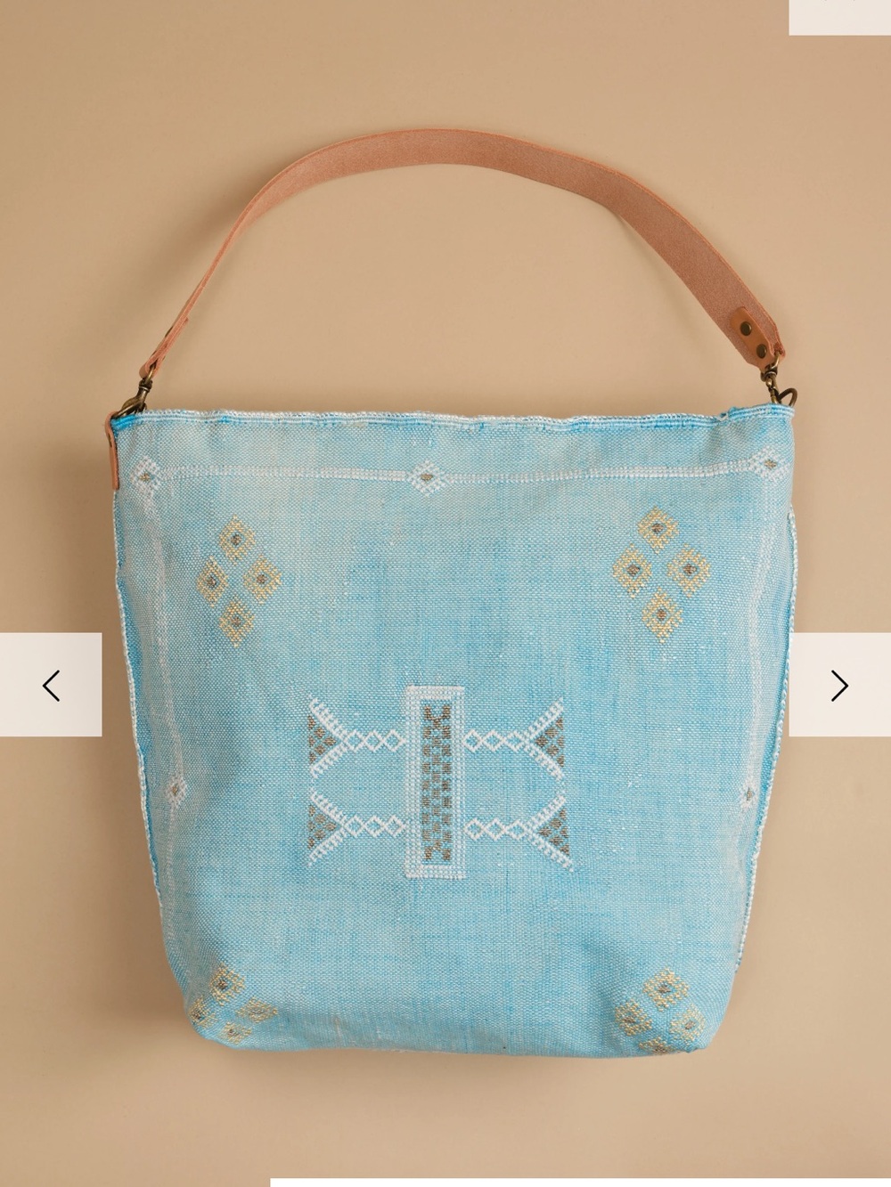 Jenna Bee handmade Moroccan Cactus Silk tote - Picture 5 of 6